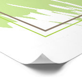 Arborescence des Fêtes des mariées | Poster (Coin)