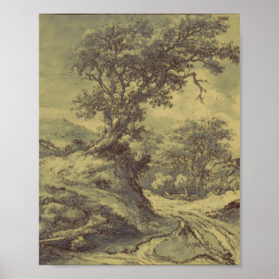 Arborescence Dessin Vintage - Impression numérique