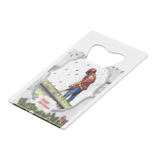 Arborist chainsaw tree surgeon Gift Christmas (Devant Angle)