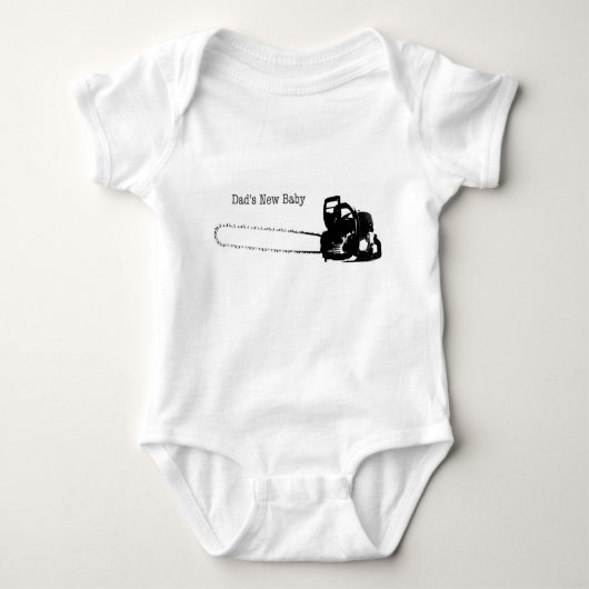 Arborist kettingzaag Baby cadeau Romper (Voorkant)