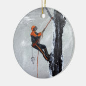 Arborist Long Haul Husqvarna Keramisch Ornament (Links)