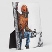 Arborist Tree Surgeon Fotoplaat (Zijkant)