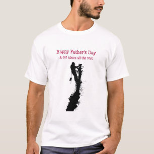Arborist Tree Surgeon Happy Vaderdag Kaart T-shirt