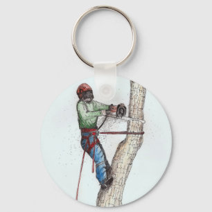Arborist Tree Surgeon Sleutelhanger