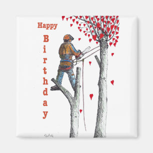 Arborist van de chirurg van de boom de Kaart van Magneet