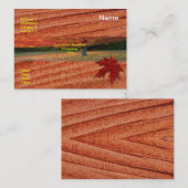 Arboriste Carte de visite (Devant / Derrière)