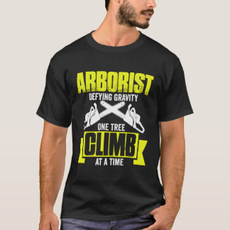 Arboristen houtbewerking Lumberjack boom snijden C T-shirt