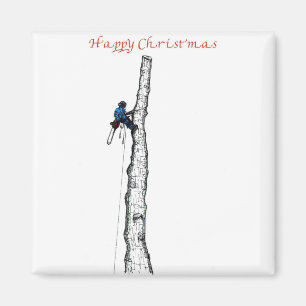Arboristisch kettingzaag-chirurg Gift Cadeau Magneet