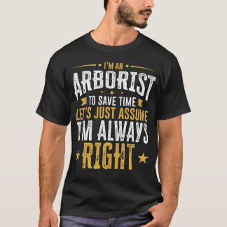 Arboristisch Shirt bespaart tijd, veronderstel dat