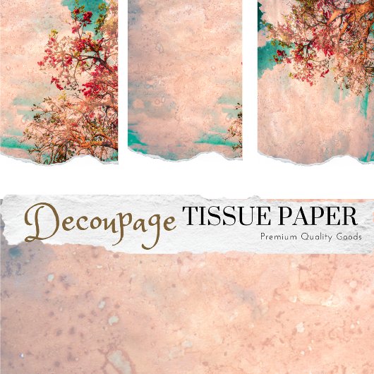  Arbour Decoupage Inpakpapier Vel