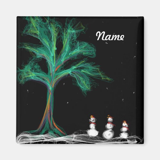 Arbre à aimants + Fumées (Devant)