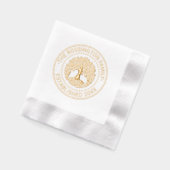 Arbre à feuilles avec racines Nom de famille Date (Gauche)