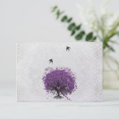 Arbre à feuilles cardiaques Oiseaux Vintages RSVP (Debout devant)