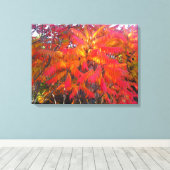 Arbre à feuilles rouges 3 toile (Insitu (Plancher de Bois))