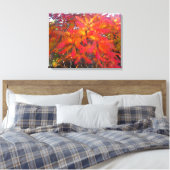 Arbre à feuilles rouges 3 toile (Insitu(Chambre))