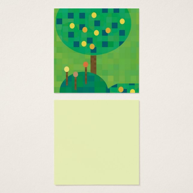 Arbre à fruits et jardin fleuri (Devant & derrière)