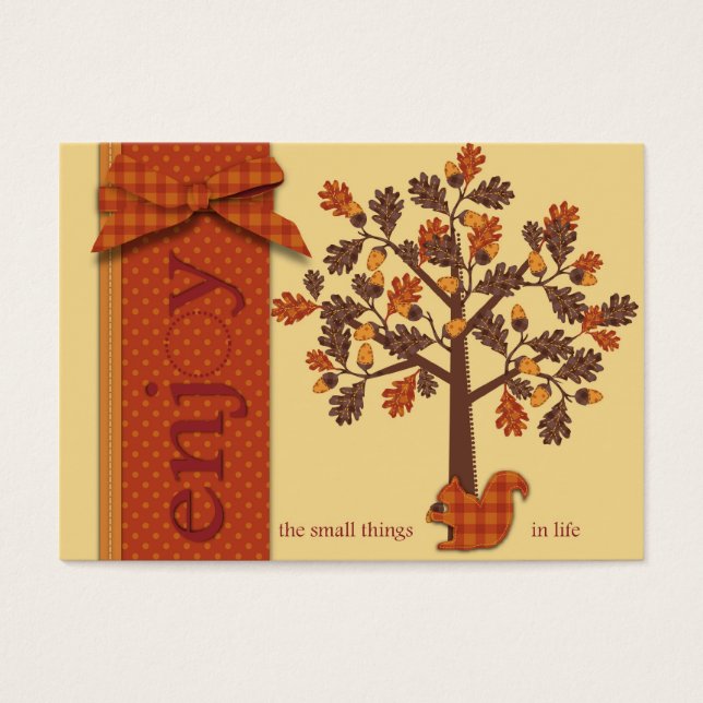 Arbre à maïs avec écureuil pour l'action de grâces (Devant)