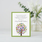 Arbre à papillons coloré | Photo Merci funéraire (Debout devant)