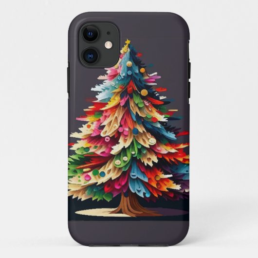 Arbre à pin de Noël iPhone / coque ipad (Dos)