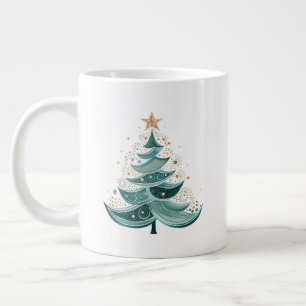 Arbre à pin d'hiver Café de Noël Mug