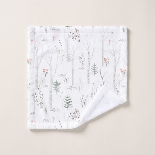 Arbre à pin d'hiver rustique (Gant de toilette)