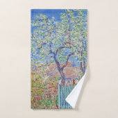 Arbre à poires en fleurs - Claude Monet (Serviette à main)