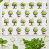 Arbre à serviettes de cuisine de la Saint-Valentin (Plié)