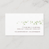 Arbre à vent Zen avec modèle de carte de visite Fe (Dos)