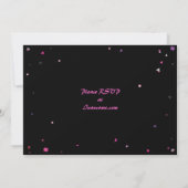 Arbre Abstrait de vie doux 16 Seize Invitation (Dos)