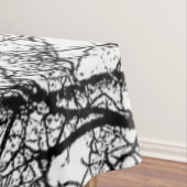 Arbre abstrait noir et blanc de nappe (In Situ)