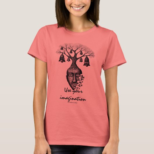 Arbre Abstrait utiliser votre imagination T-shirt (Devant)