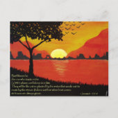 Arbre au bord de la carte postale Water Inspiratio (Devant)