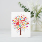 Arbre avec des invitations Feuilles en forme de co (Debout devant)