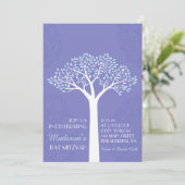 ARBRE AVEC ÉTOILES Invitation Bat mitzvah (Debout devant)