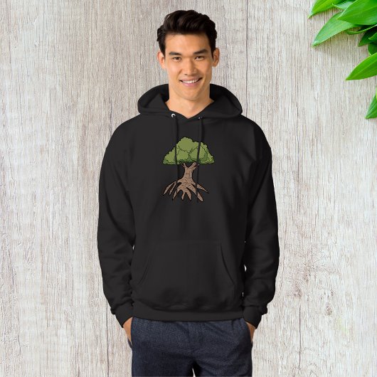 Arbre avec longues racines Sweat - shirt à capuche