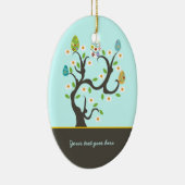 Arbre avec oeufs de Pâques et fleurs ornement pers (Droite)