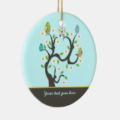 Arbre avec oeufs de Pâques et fleurs ornement pers (Droite)