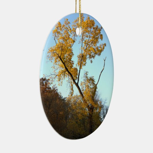 Arbre avec ornement Feuille jaune (Droite)