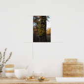 Arbre avec Poster Feuille Jaune (Cuisine)