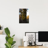Arbre avec Poster Feuille Jaune (Bureau à domicile)