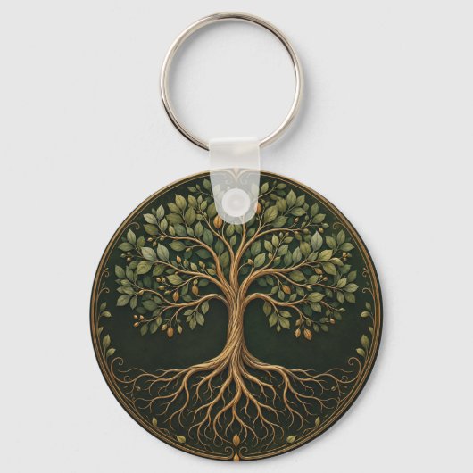 Arbre botanique, Arbre de vie, Porte-clés (Recto)