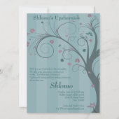 Arbre boule - invitation bleue (Devant)