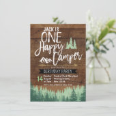 Arbre Camper Invitation Anniversaire Fête de Campi (Debout devant)