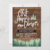 Arbre Camper Invitation Anniversaire Fête de Campi (Devant)