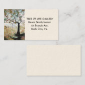 "ARBRE carte de visite de VIE" (Devant / Derrière)