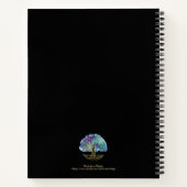 Arbre céleste de la vie Carnet de carnet de croqui (Dos)