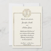 Arbre celtique de faire-part de mariage de chardon (Devant)