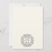 Arbre celtique de la Faire-part de mariage de vie (Dos)