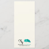 Arbre celtique de la vie Mariage d'or Menu (Dos)