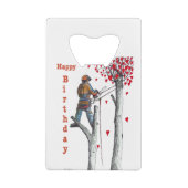 Arbre chirurgien Arboriste Carte d'anniversaire (Dos)